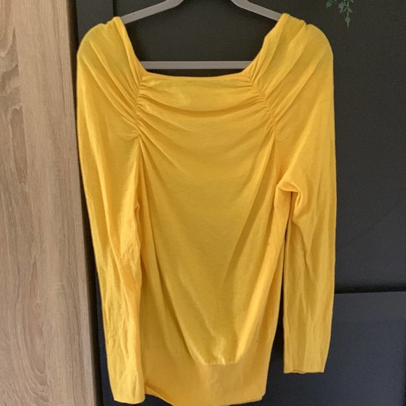 Anthropologie Wool Buttoned Front Off‎ shoulder Sweater. Size Small - Picture 3 of 9